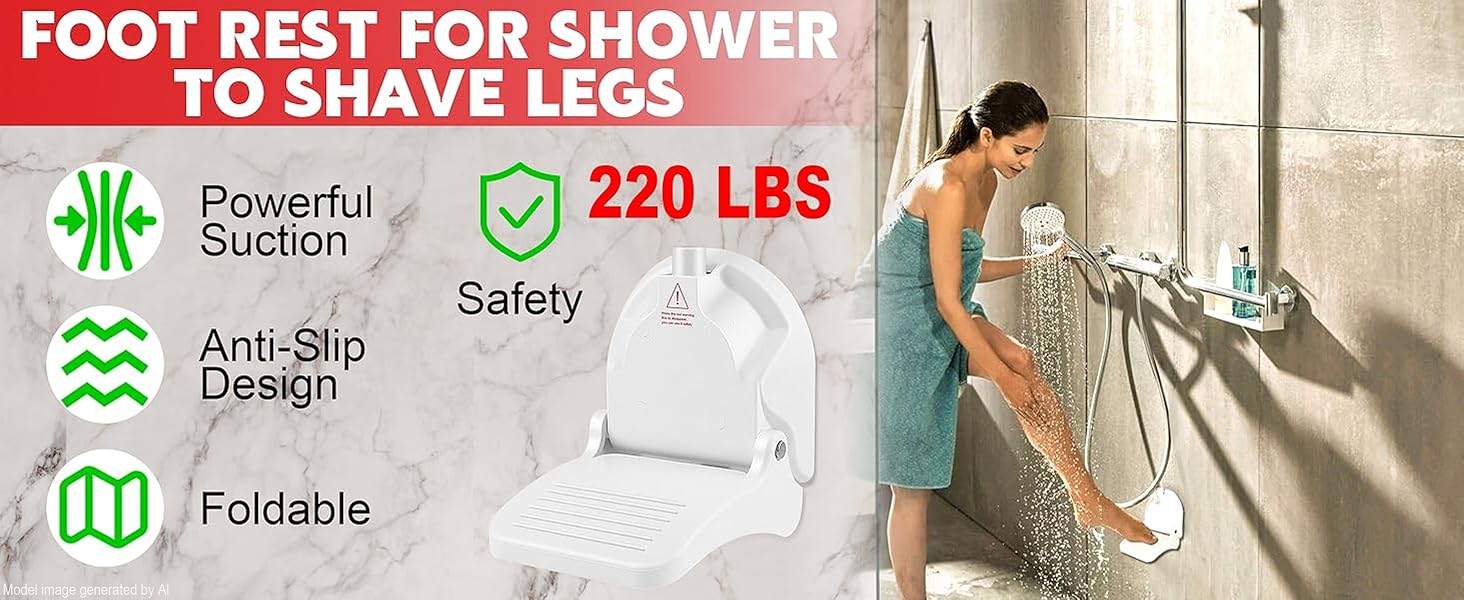 shower foot rest