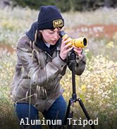 Nocs Provisions Aluminum Tripod, Lightweight, Adjustable Height, Universal Compatibility for Opti...