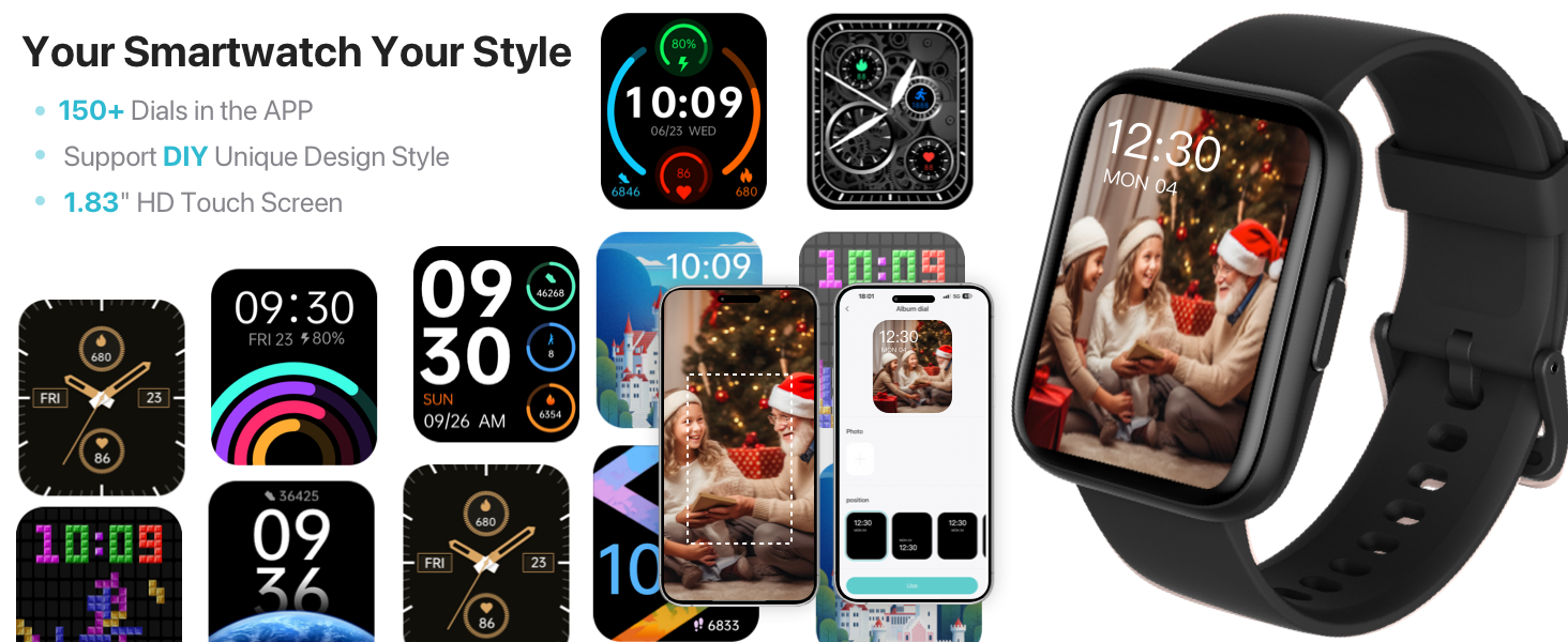 Smart Watch for Men Women