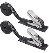 Ayaport Stainless Steel Ratchet Tie Down Straps Endless 8' Heavy Duty Boat Tie Downs Boat Accesso...