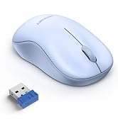 TECKNET Wireless Mouse for Laptop, 2.4G Silent Computer Mouse Quiet Click with 5 DPI Levels,Conto...