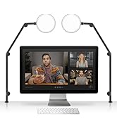 LUME CUBE Edge 2.0 LED Desk Lamp | Dimmable Home Office Desk Light with USB Charging Port & Stron...