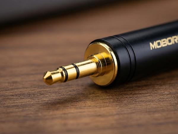 3.5mm to 1/4'' Stereo Audio Adapter, 3.5mm to 1/4'' (6.35mm) Headphone Adapter