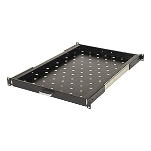 4-Post Heavy Duty Sliding Rack Shelf 19“ Server Cabinet Enclosure