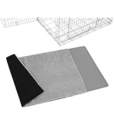 Explore Land Dog Crate Pan Cover with Softer Fluffy Top for 42 inch Dog Cage - Reversible Washabl...