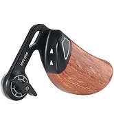 NICEYRIG Wooden Handle with Rosette Extension Arm, Right Side Grip for Sony FS7 FS5 FX9 RED Kinef...