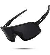 SEKKAF Polarized Sports Sunglasses for Men and Women Cycling Glasses UV400 Protection Goggles for...