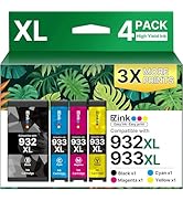 E-Z Ink Compatible Ink Cartridge Replacement for HP 932xl 933xl Ink cartridges Combo Pack to use ...