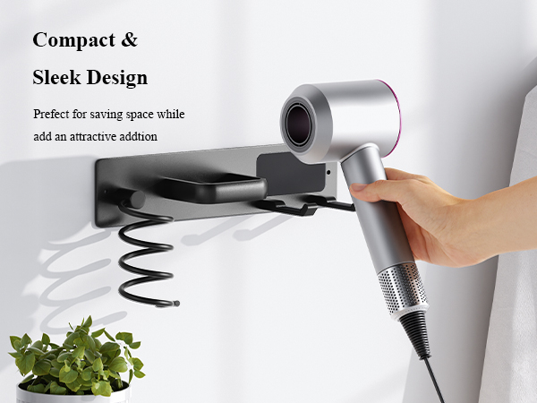 Blow Dryer Holder Wall Mount