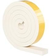 Bantie EVA Weather Stripping Foam Insulation Tape, Self-Adhesive Door Seal Strip for Door Frames,...
