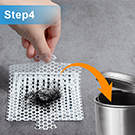 disposable shower drian hair catcher