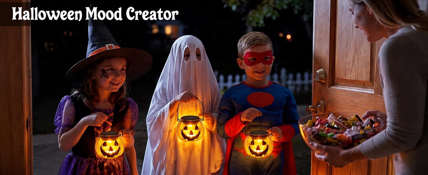 orange halloween lights