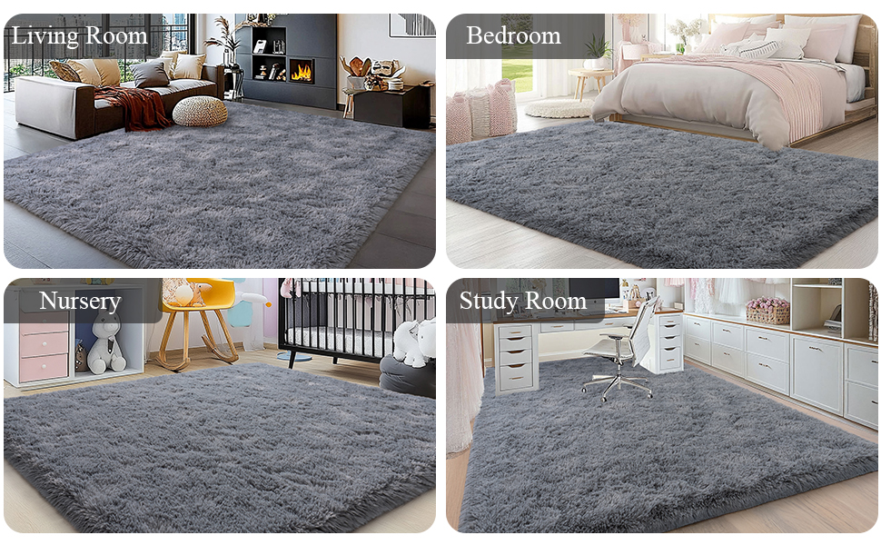 gray rug