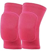 Anti slip sponge, soft and breathable men's, women's, girls', and children's red knee pads suitab...