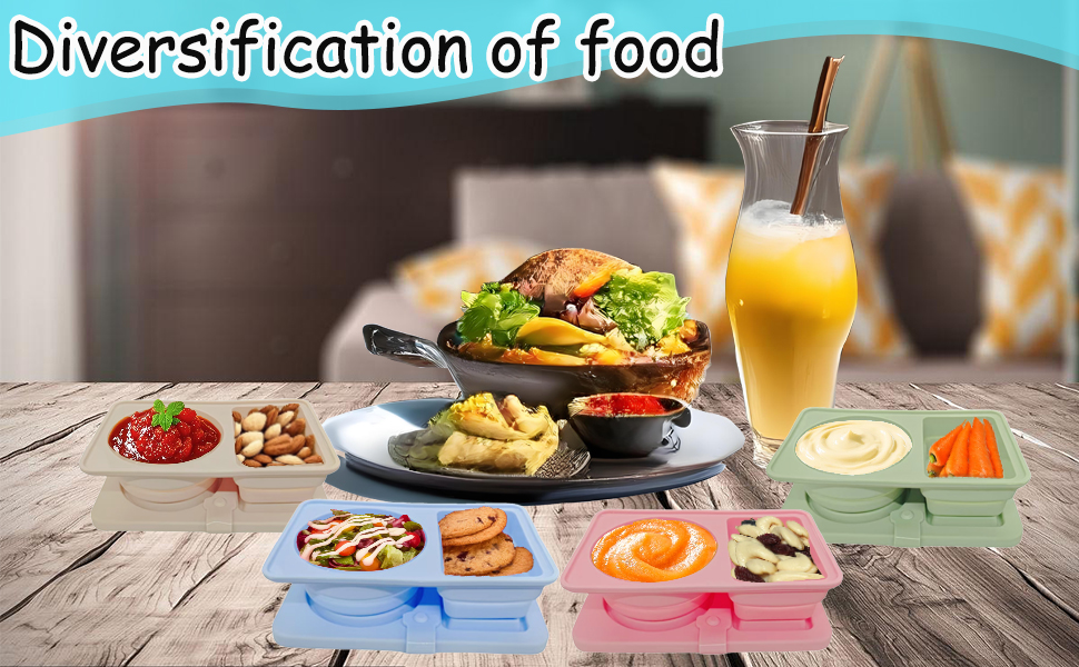 Silicone Reusable Snack Containers