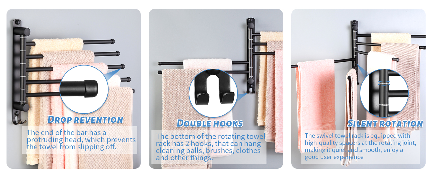 Swivel Towel Rack