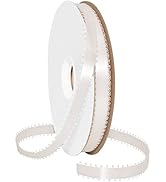 Morex Ribbon Picot Ribbon, 3/8" x 40 yd, White
