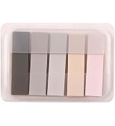 100 Pcs Grey Sticky Index Tabs,Notes Flags Writable and Repositionable File Tabs Flags for Pages ...