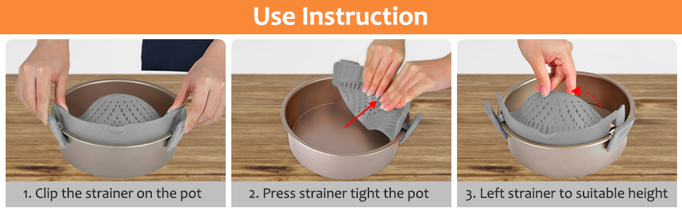 Clip on Strainer