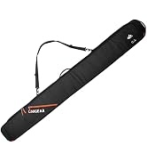 Unigear Ski Bag for Air Travel, 360° Fully Padded Protection, Water-Resistant and Durable up to 1...