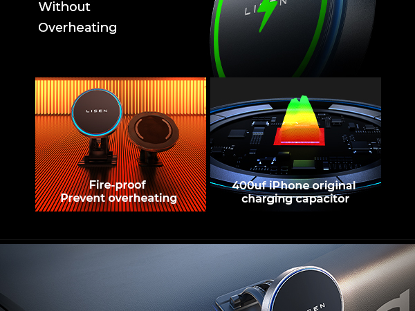 Magsafe car mount charger