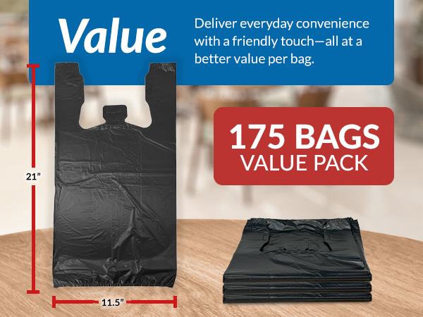 Value: Deliver everyday convenience with a friendly touch - all at a better value per bag