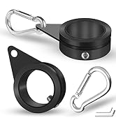 Anovo Flag Pole Rings, Flagpole Rings Aluminum Alloy 360° Rotating Anti Wrap Flag Mounting Spinni...