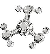 Upgrade Tri Fidget Spinner Toy for Kids Adults, Cool Metal Large Finger Hand Spinner Kinetic Desk...