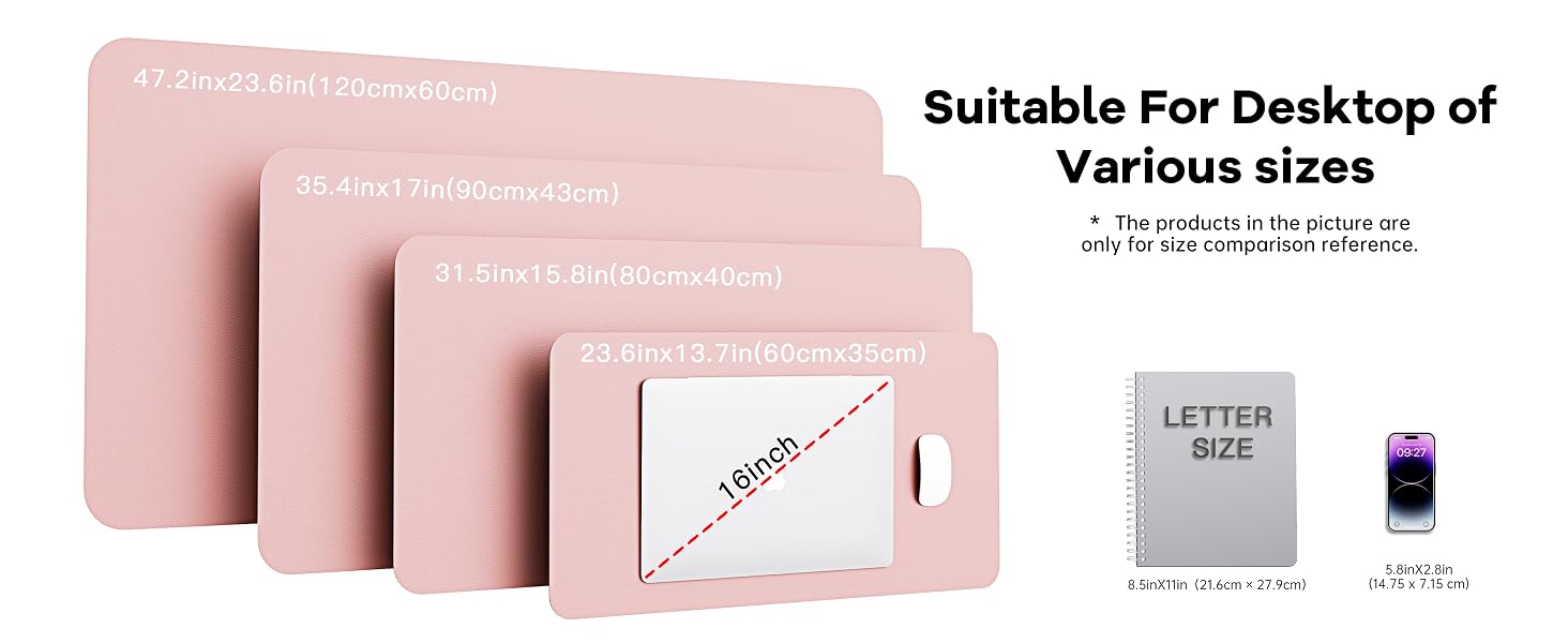 Various sizes