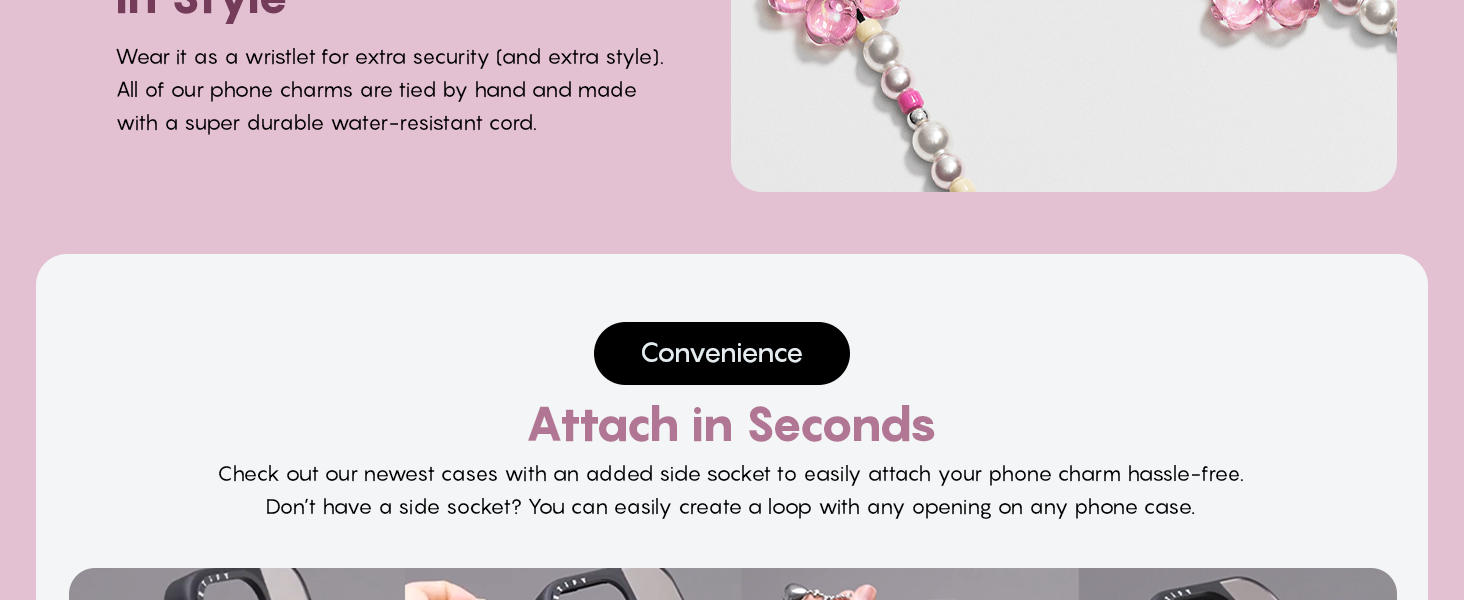 CASETiFY Flower Phone Charm