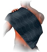 Pure Enrichment PureRelief Pro Far Infrared XL Heating Pad - Muscle Relief for Back, Neck, Should...