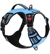 rabbitgoo Dog Harness Medium Sized, No Pull Pet Harness with Soft Padded Handle, Adjustable Refle...