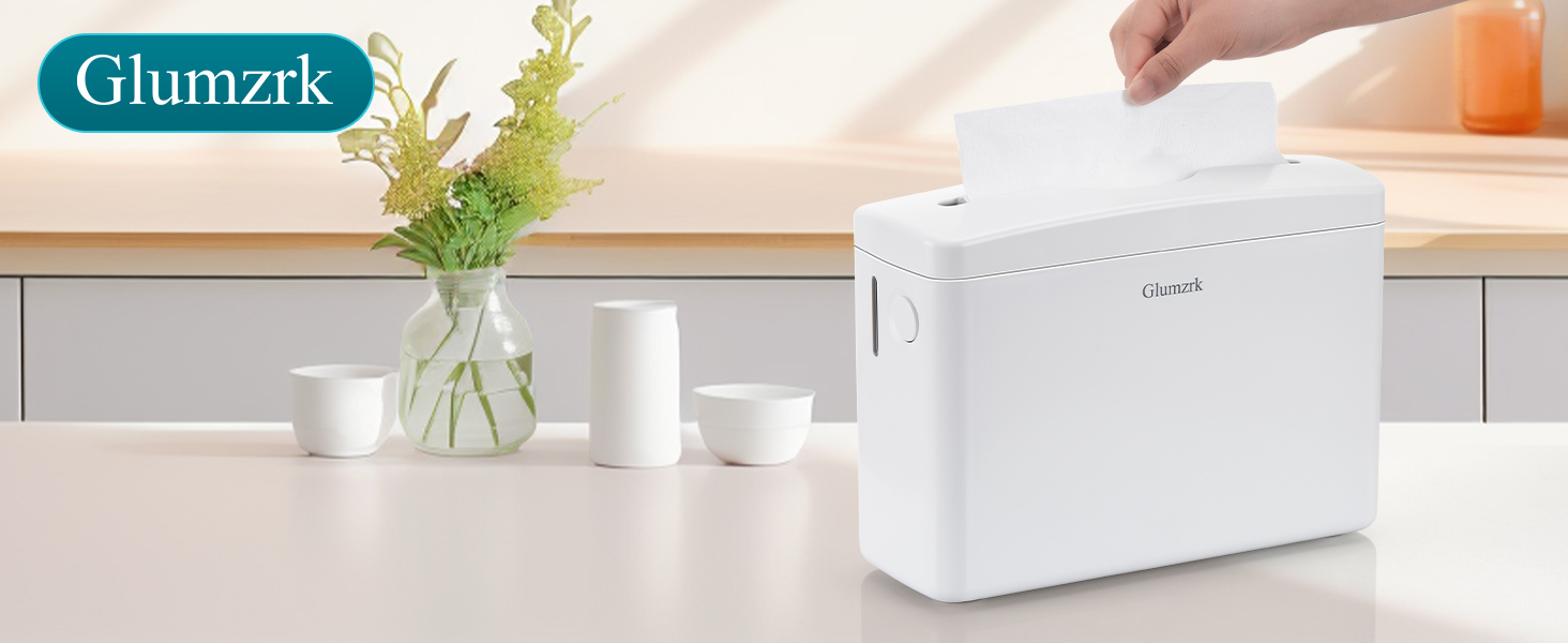 paper towel dispenser countertop white