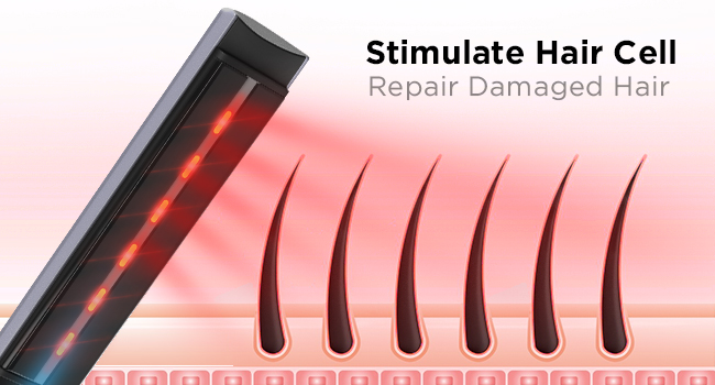 infrared hair straightener