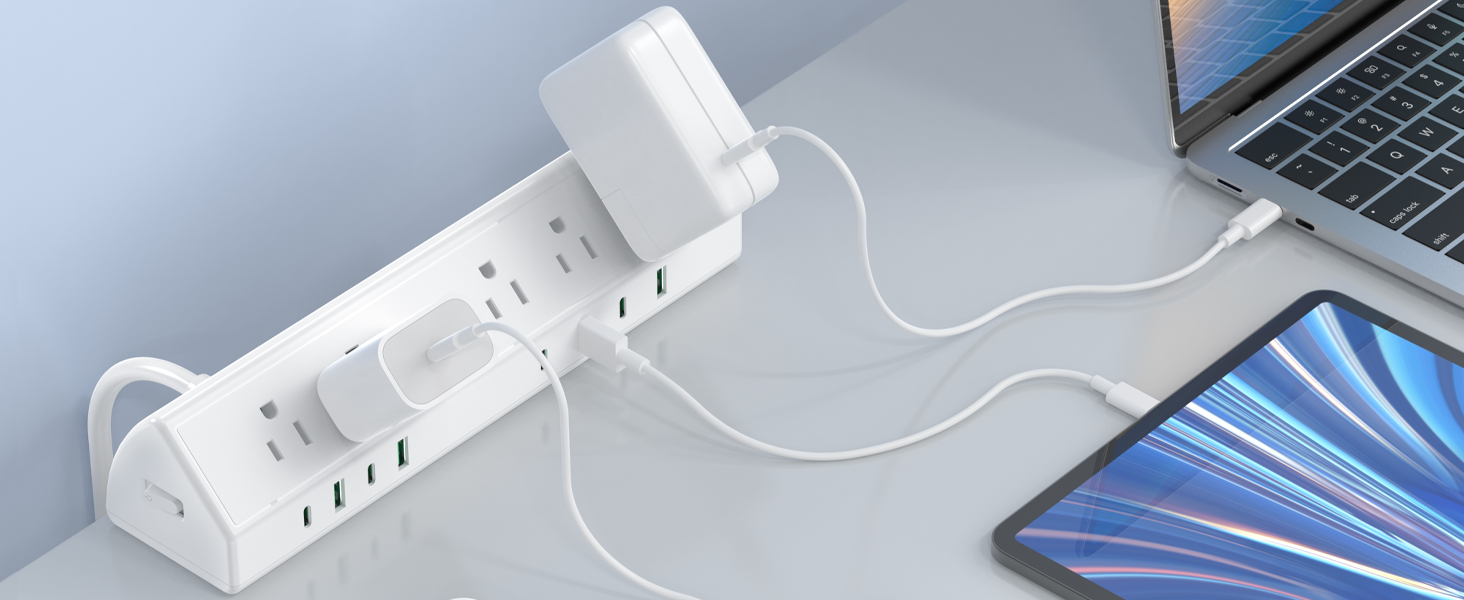 Desk Clamp Power Strip