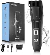 Beatslm Manscape Beard Trimmer for Men, 20 Length Adjustable, Cordless Waterproof Clippers, Stain...
