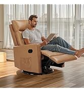 Sweetcrispy Recliner Chair, 360 Swivel Rocker Chair for Adults, Glider Rocker Recliners, Nursery ...