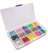 Yalis Push Pins Marking Map Tacks 1/8-Inch Plastic Beads Head, 15 Assorted Colors, 1500-count