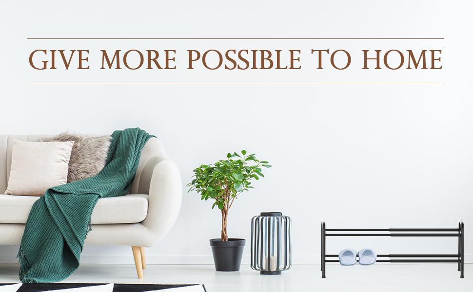 narrow shoe rack