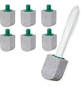 JODCSPKERT 6 Pack Pumice Stone for Cleaning, Pumie Scouring Stick with Handle, Pumice Stone Toile...