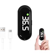 Rechargeable Medical Forehead Thermometer for Adults and Children Black Non-Contact Digital Therm...