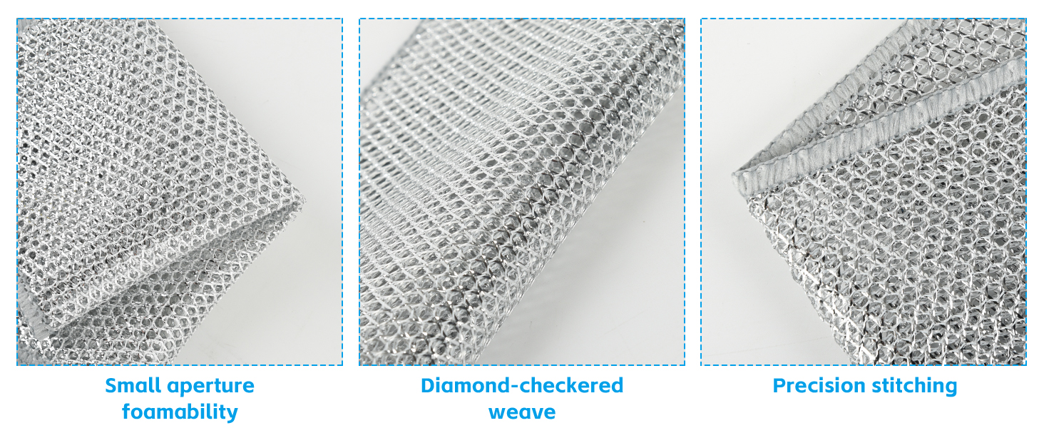 wire dishwashing rag