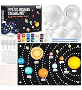 Pllieay Solar System Model Kit for School Science Projects, DIY Felt Backdrop Solar System Projec...