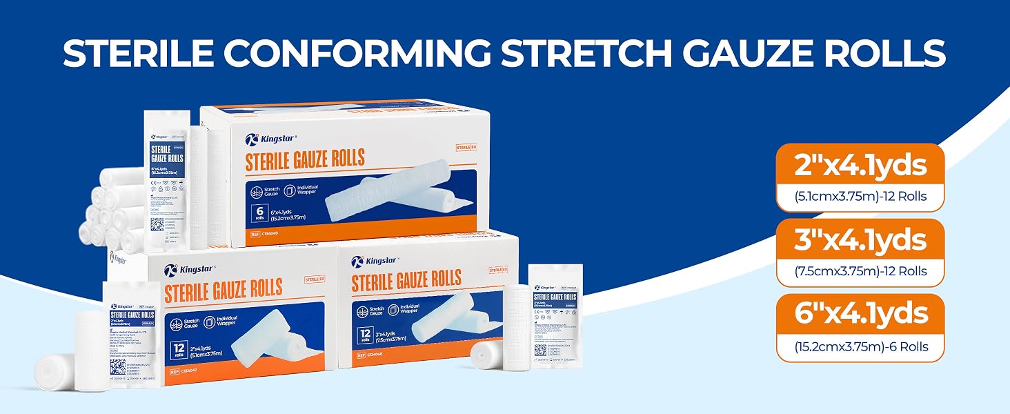 Sterile Gauze Rolls