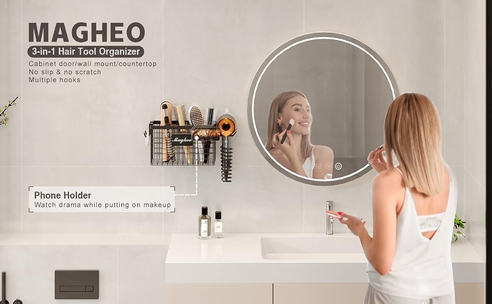 MAGHEO 3-in-1 hair tool organizer