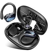 Ltinist Wireless Earbuds, 75hrs Bluetooth 5.4 Headphone Sport, 2025 Bluetooth Earbuds Deep Bass O...