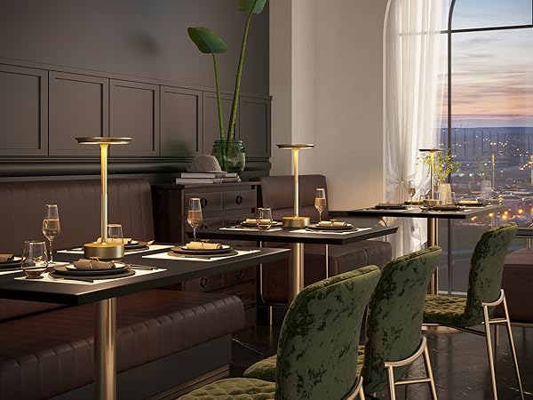 Restaurant table lamp