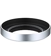 Haoge 39mm Metal Round Lens Hood for Fujifilm XF 23mm f2.8 Fujinon XF 27mm f2.8 R WR Lens on XE5 ...