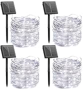 Outdoor Solar String Lights, Extra-Long 288Ft 800 LED Solar Fairy Lights, 4 Pack Each 72FT 200 LE...