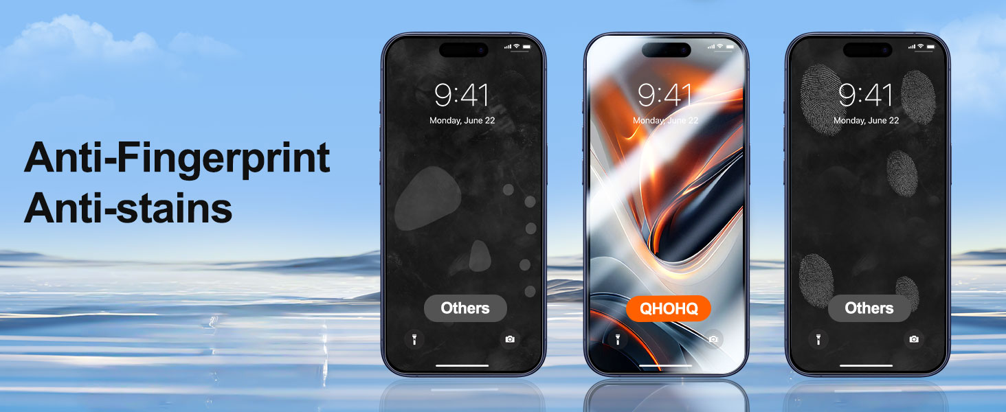 Anti-Fingerprint & Anti-stains